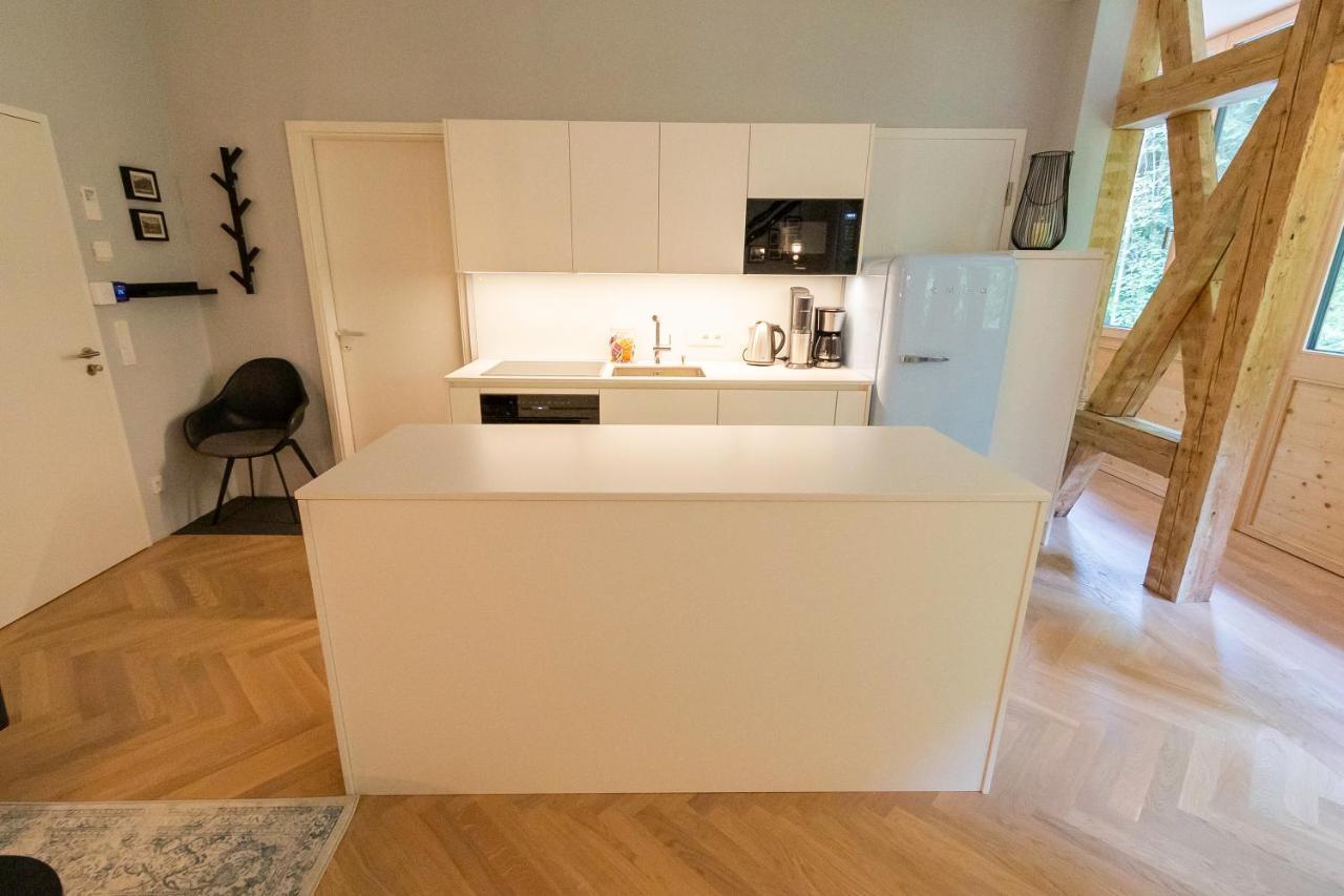 גרונאו אים אלמטל Apartment In Historischer Villa Mit Parkplatz מראה חיצוני תמונה